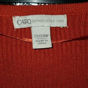 BNWOT CATO CARDIGAN WOMEN'S SZ 22/24W